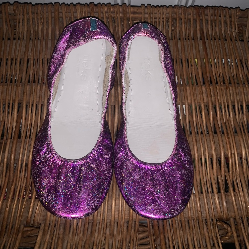 Custom Purple Sparkle Tieks